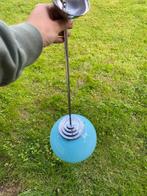 Kroonluchter - Glas, Metaal - Pastel turkooise boccia