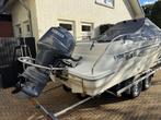 Maestrale 640 + Yamaha 150 pk en Pega trailer (inruil. mog.), Watersport en Boten, Vis- en Consoleboten, 70 pk of meer, Gebruikt