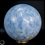Natuurlijk HEMELBLAUW CALCIETKRISTAL Gebied- 905.62 g