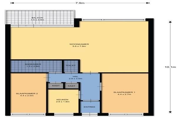 Appartement Boulevard in Enschede, Huizen en Kamers, Huizen te huur, Via bemiddelaar, Overijssel, Appartement