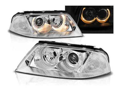Angel Eyes koplampen Chrome geschikt voor VW Passat 3BG, Auto-onderdelen, Verlichting, Nieuw, Volkswagen, Verzenden