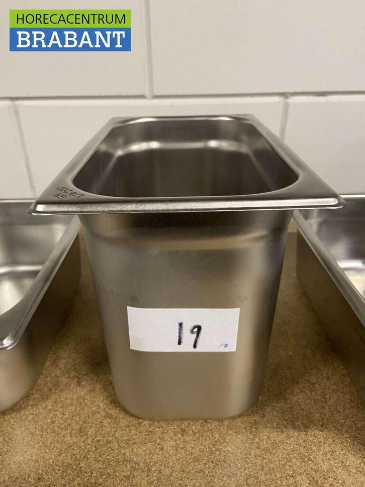 RVS Gastronorm bak GN bak 1/4 Diepte 200 mm Horeca, Zakelijke goederen, Horeca | Keukenapparatuur, Nieuw in verpakking, Ophalen of Verzenden