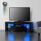 Tv meubel Grimsey met led verlichting 130x35x45 cm zwart, Nieuw, Verzenden