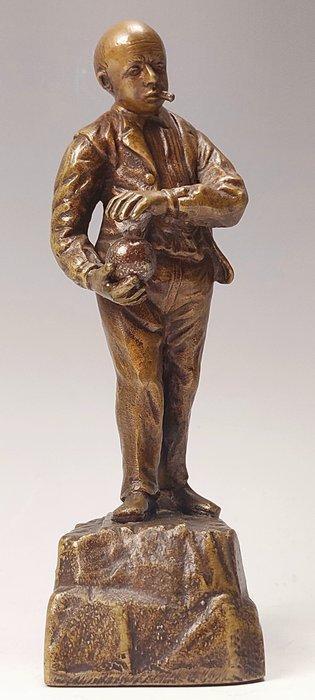 sculptuur, Petanque speler - 15.5 cm - Brons, Antiek en Kunst, Kunst | Designobjecten