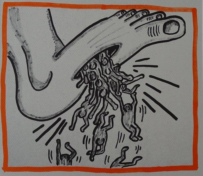 Keith Haring (1958-1990) - Planet Earth, Antiek en Kunst, Antiek | Overige Antiek