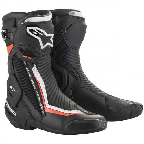 Alpinestars SMX Plus V2 Zwart Wit Rood Fluo, Motoren, Kleding | Motorkleding, Heren, Nieuw met kaartje, Laarzen, Verzenden