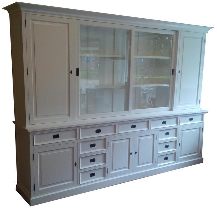 Buffetkast wit Leusden 300 x 220cm, Huis en Inrichting, Kasten | Buffetkasten, Ophalen of Verzenden