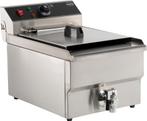 Combisteel Friteuse | Elektrisch | 10L | 400v | Aftapkraan |, Ophalen of Verzenden, Nieuw in verpakking