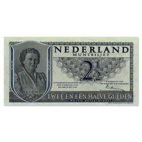 2,5 Gulden Juliana 1949 ZFr, Postzegels en Munten, Bankbiljetten | Nederland, Verzenden