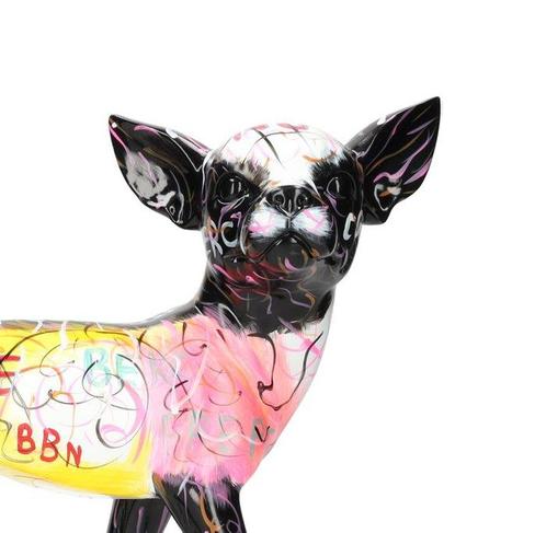 Beeldje - Pop art Dog - glasvezel, Antiek en Kunst, Curiosa en Brocante