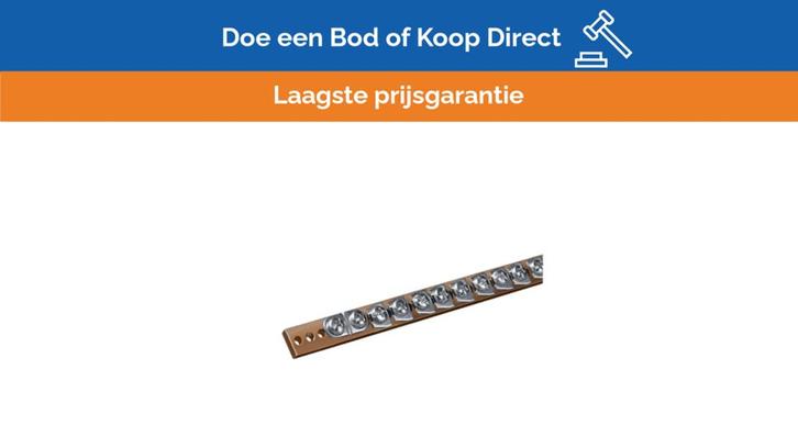 Bieden: Rittal 2364000 SZ RIT Earthrail Bushbar, Watersport en Boten, Bootonderdelen, Elektra en Verlichting, Nieuw, Zeilboot of Motorboot