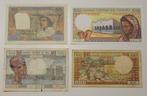 Wereld. - 4 Banknotes - various dates (Zonder minimumprijs)
