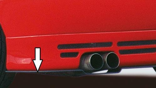 Rieger achter zwaard | Audi A3 8L | ABS, Auto-onderdelen, Carrosserie en Plaatwerk, Nieuw, Audi, Verzenden