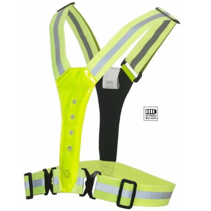 Benson Reflecterend hardloopvest - LED verlichting - Wate..., Sport en Fitness, Loopsport en Atletiek, Nieuw, Ophalen of Verzenden