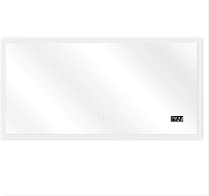 Badkamerspiegel met verlichting - Wandspiegel - 120x60 cm -, Huis en Inrichting, Overige Huis en Inrichting, Nieuw, Verzenden