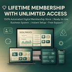 Lifetime toegang + 100% geautomatiseerde ledenwinkel, Nieuw