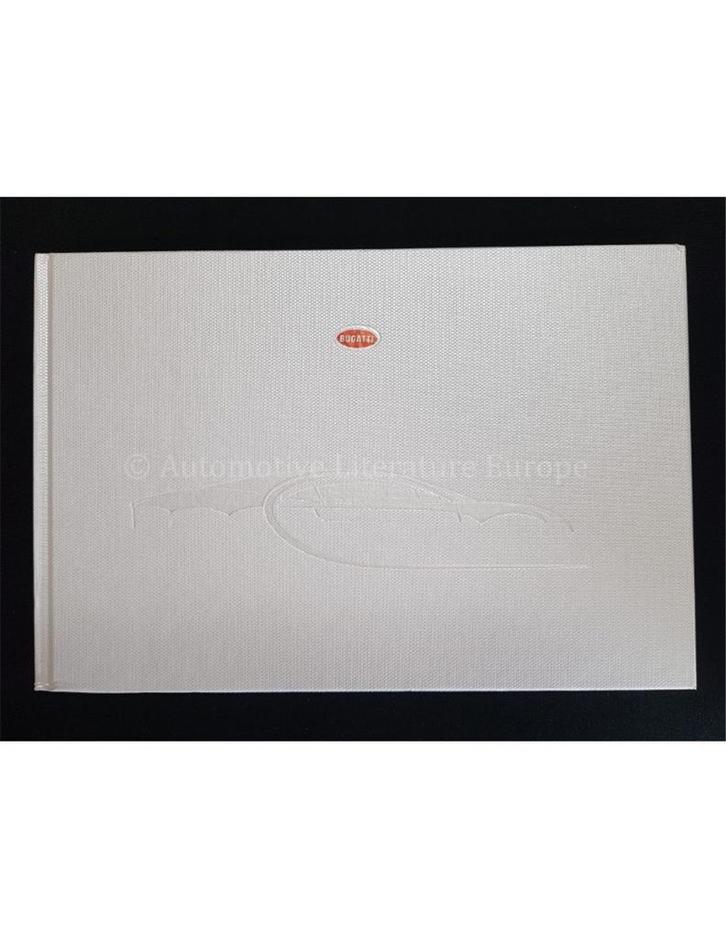 2017 BUGATTI CHIRON HARDCOVER BROCHURE ENGELS, Boeken, Auto's | Folders en Tijdschriften