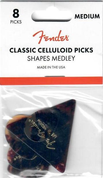 Fender - Medley - Plectrum - 8-pack beschikbaar voor biedingen