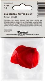 Jim Dunlop 475P1 Big Stubby Plectrum 1.00 mm 6-pack, Muziek en Instrumenten, Ophalen of Verzenden, Nieuw, Elektrische gitaar