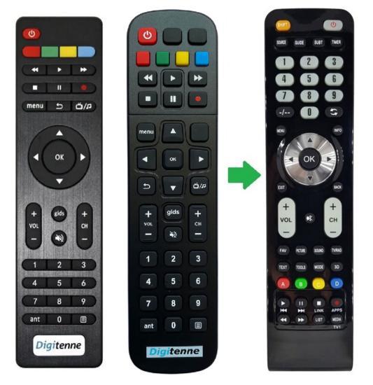 Alternatieve Rebox / KPN ZXV7200 en RBX2800 afstandsbedie..., Audio, Tv en Foto, Afstandsbedieningen, Verzenden