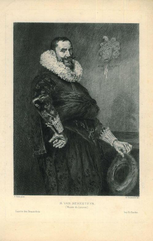 Portrait of Paulus Arentsz. van Beresteyn, Antiek en Kunst, Kunst | Etsen en Gravures