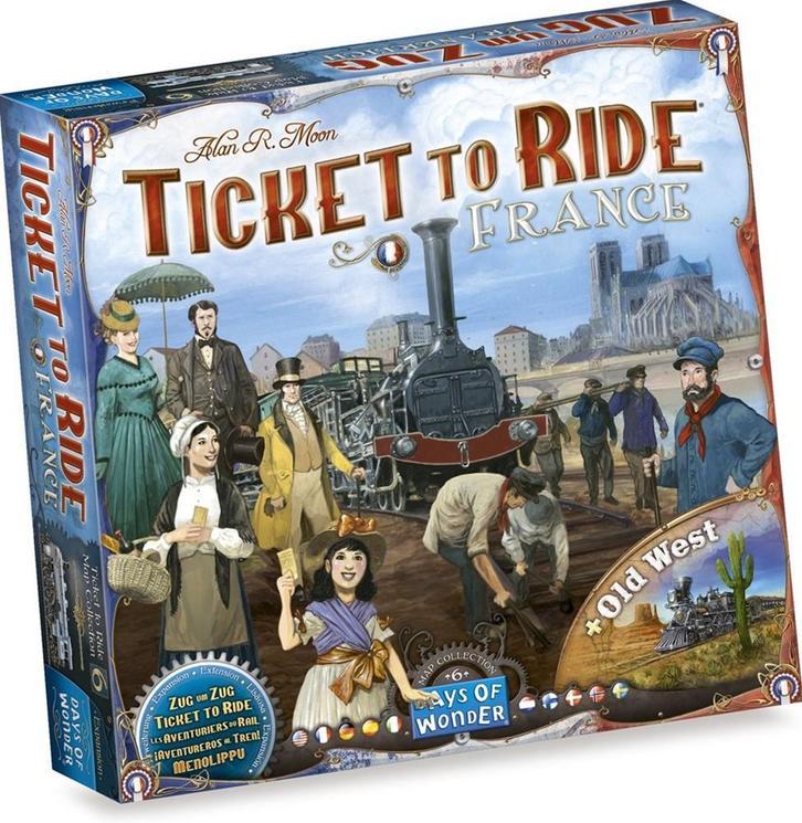 Ticket to Ride - France & Old West | Days Of Wonder -, Hobby en Vrije tijd, Gezelschapsspellen | Bordspellen, Nieuw, Verzenden