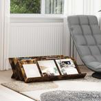 vidaXL Tijdschrift Rek Gerookt eiken 90 x 53 x 28,5 cm, Verzenden, Nieuw