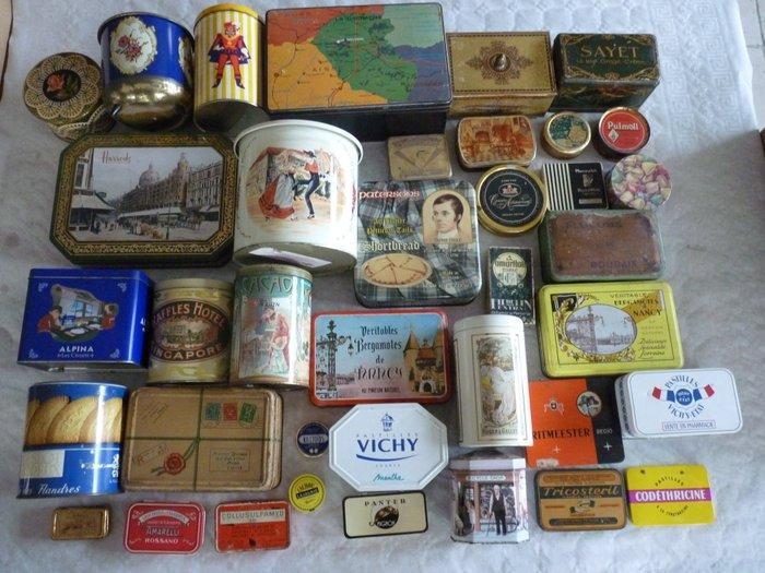 Themacollectie - 38 oude decoratieve dozen voor culinair,, Antiek en Kunst, Antiek | Speelgoed