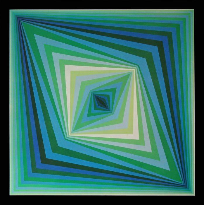 Victor Vasarely (1906-1997) - RHOMBUS, Antiek en Kunst, Antiek | Overige Antiek