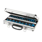 Silverline Freesbitset - hardmetaal, gehard staal - diame..., Doe-het-zelf en Verbouw, Gereedschap | Zaagmachines, Ophalen of Verzenden