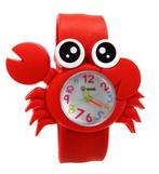 Fako - Kinderhorloge - Slap On Mini - Krab - Rood, Verzenden, Nieuw
