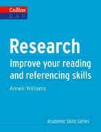 Collins Academic Skills: Research - Improve your reading and, Boeken, Verzenden, Zo goed als nieuw, Anneli Williams