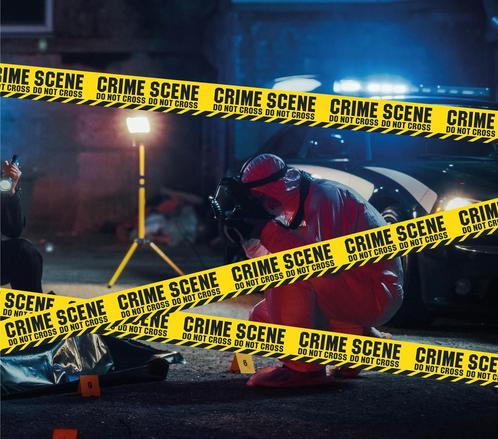 Afzetlint Crime Scene, Hobby en Vrije tijd, Feestartikelen, Feestartikel, Nieuw, Verzenden