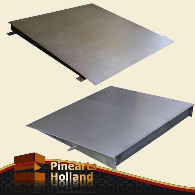 Ibex RVS Oprijplaat voor Pallet- & Vloerweegschaal 150x90 Cm, Witgoed en Apparatuur, Weegschalen, 500 gram of grover, 50 tot 100 kg
