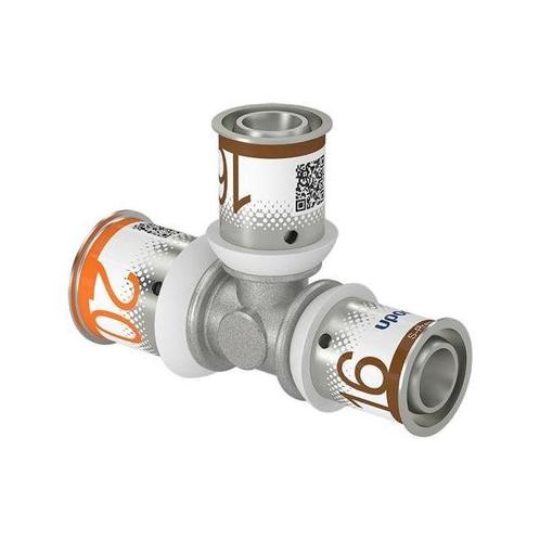 Uponor S-Press Plus perskoppeling Ø20x16x16 T-stuk, Doe-het-zelf en Verbouw, Verwarming en Radiatoren, Verzenden