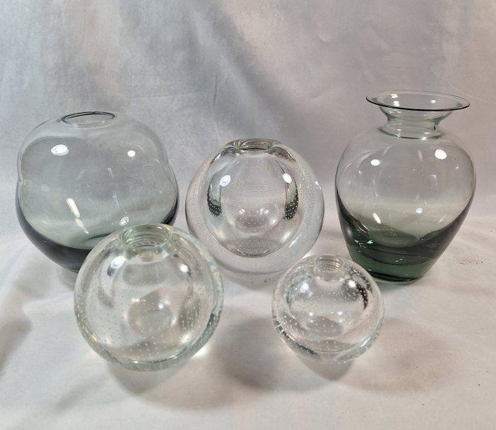 Leerdam - A.D. Copier - Vaas (5) - Glas, Antiek en Kunst, Antiek | Glas en Kristal