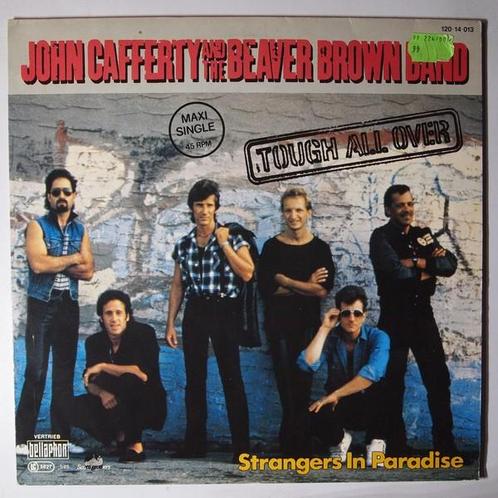 John Cafferty And The Beaver Brown Band - Tough all over..., Cd's en Dvd's, Vinyl Singles, Maxi-single, Gebruikt, 12 inch, Pop