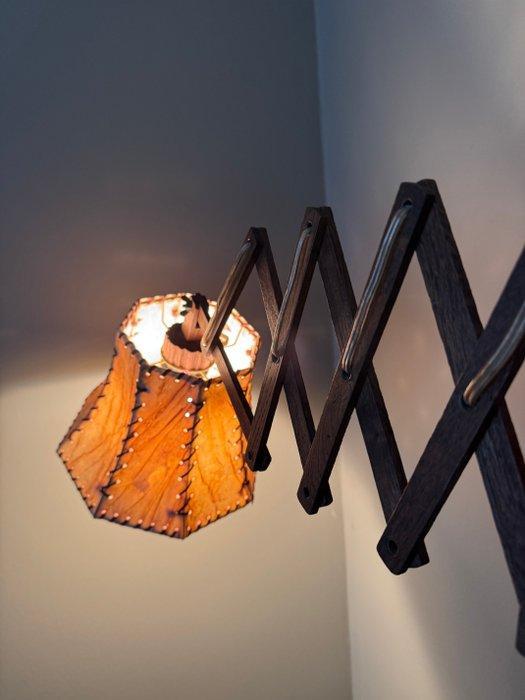 Schaarlamp - Hout - Schaarlamp, Antiek en Kunst, Kunst | Designobjecten