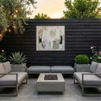 Zweeds rabat zwart gevelbekleding schutting overkapping wand, 25 tot 50 mm, Nieuw, Ophalen of Verzenden, 200 tot 250 cm