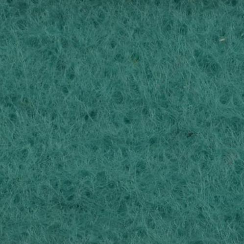 Viltlapje +/- 20x30cm. 1mm dik x1 stuk petrol turquoise, Hobby en Vrije tijd, Knutselen, Nieuw, Ophalen of Verzenden