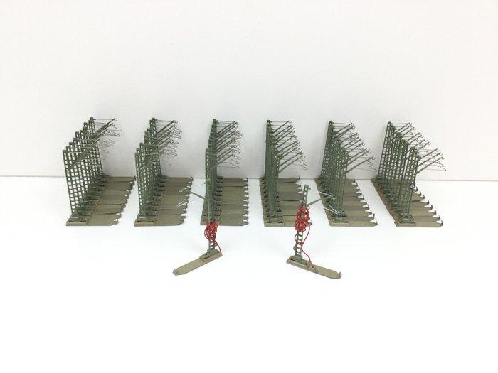 Märklin H0 - 7009/7012 - Bovenleiding (62) - 62 bovenleiding, Hobby en Vrije tijd, Modeltreinen | H0