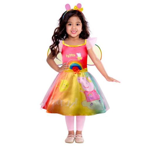 Regenboog Jurk Peppa Pig Kind, Kleding | Dames, Carnavalskleding en Feestkleding, Nieuw, Ophalen of Verzenden