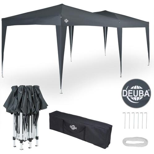 Easy Up - Vouwtent - Paviljoen- Partytent antraciet 3x6 mtr, Tuin en Terras, Partytenten, Partytent, Nieuw, 2 meter of meer, Verzenden