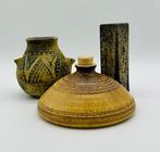 West Germany Ceramics Vases Set - Vaas (3) - Keramiek, Antiek en Kunst