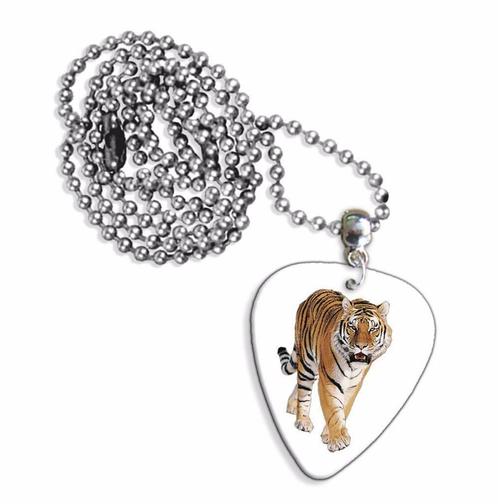 Plectrum ketting of sleutelhanger van een tijger, Verzamelen, Overige Verzamelen, Nieuw, Ophalen of Verzenden