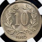 Oostenrijk. Franz Joseph I. 10 Heller 1915 - NGC MS65 (TOP, Postzegels en Munten, Munten | Europa | Niet-Euromunten