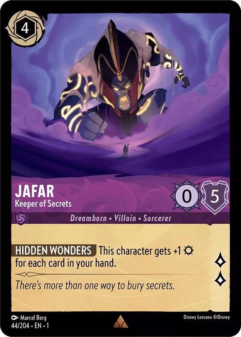 [44/204] - JAFAR - Keeper of Secrets ENG NON-FOIL [M/NM], Verzamelen, Disney, Ophalen of Verzenden