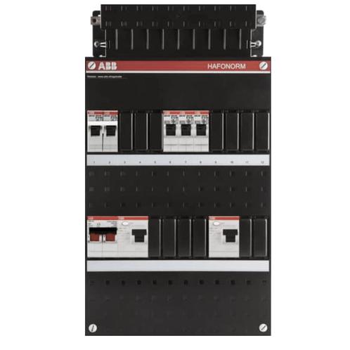 ABB busboard groepenkast 1 fase 3 groepen + fornuisgroep 220, Doe-het-zelf en Verbouw, Elektra en Kabels, Ophalen of Verzenden