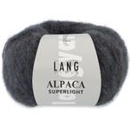 Lang Yarns Alpaca Superlight - 70 antraciet - Wol Garen, Hobby en Vrije tijd, Breien en Haken, Ophalen of Verzenden, Nieuw