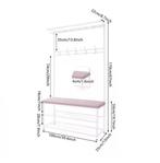 Kledingrek met bank en schoenenrek – Multifunctioneel ontwer, Huis en Inrichting, Woonaccessoires | Kapstokken, Verzenden, Nieuw